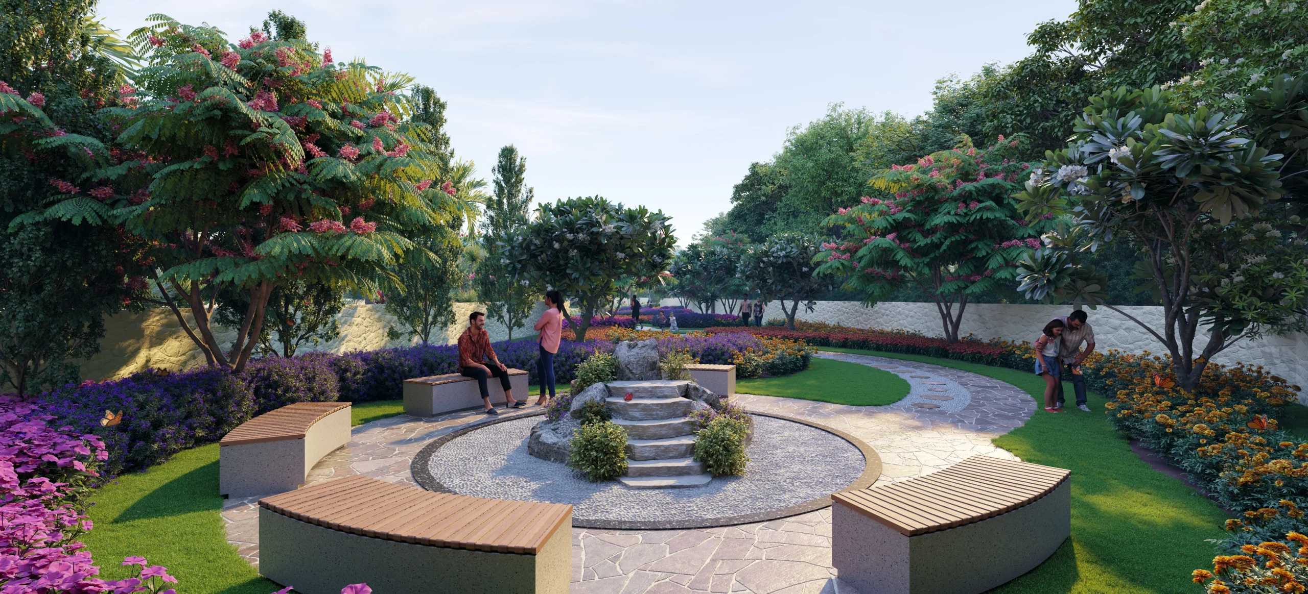 Zen Garden Round seating